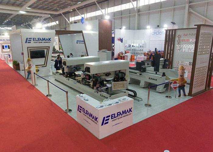 elfamak ahşap stand