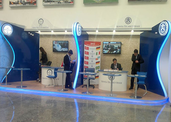konya ticaret odası ahşap stand