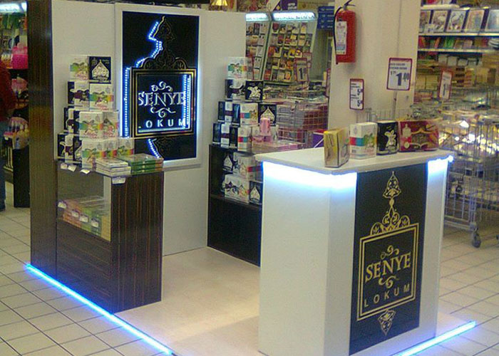 senyelokum ahşap stand