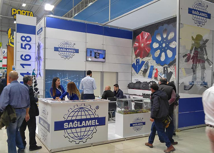 sağlamel moduler stand